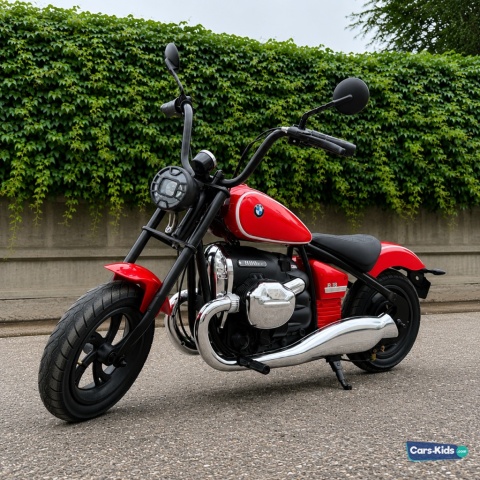 Duży Motor CHOPPER BMW R18 + silnik bezszczotkowy 24V 200W do 16km/h Czerwony