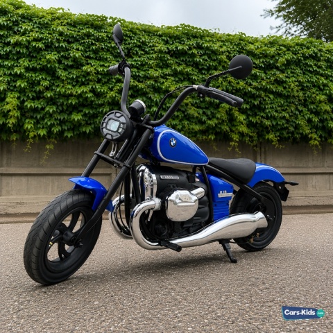 Duży Motor CHOPPER BMW R18 + silnik bezszczotkowy 24V 200W do 16km/h Niebieski