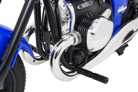 Duży Motor CHOPPER BMW R18 + silnik bezszczotkowy 24V 200W do 16km/h Niebieski