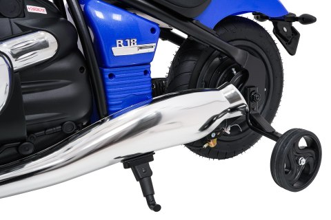 Duży Motor CHOPPER BMW R18 + silnik bezszczotkowy 24V 200W do 16km/h Niebieski