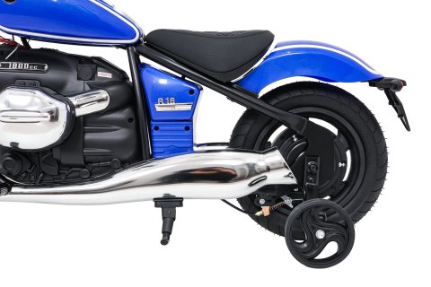 Duży Motor CHOPPER BMW R18 + silnik bezszczotkowy 24V 200W do 16km/h Niebieski
