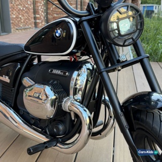 Duży Motor CHOPPER BMW R18 + silnik bezszczotkowy 24V 200W do 16km/h Czarny