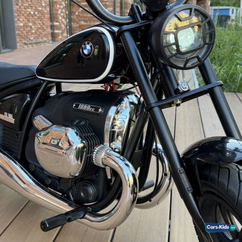 Duży Motor CHOPPER BMW R18 + silnik bezszczotkowy 24V 200W do 16km/h Czarny