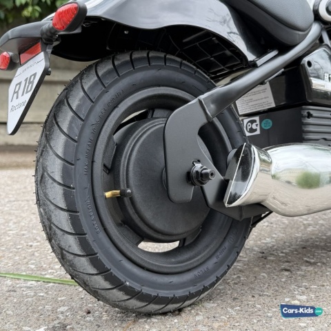 Duży Motor CHOPPER BMW R18 + silnik bezszczotkowy 24V 200W do 16km/h Czarny