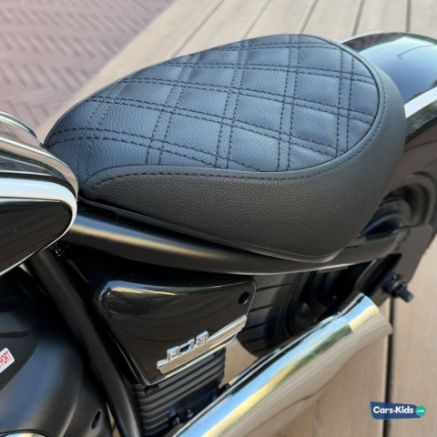 Duży Motor CHOPPER BMW R18 + silnik bezszczotkowy 24V 200W do 16km/h Czarny