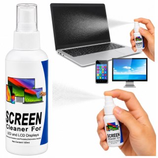 Preparat Do Czyszczenia Ekranów LCD LED TFT Komputera Telefonów 100 ml
