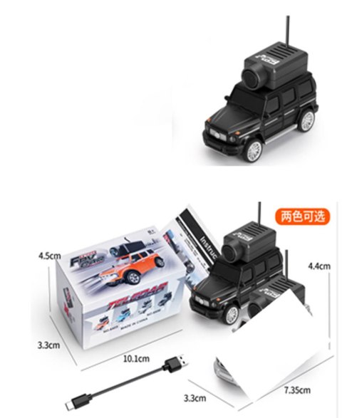 Autko R/C z Kamerą Czarny