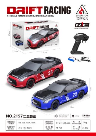 Auto Do Driftu RACING 25 Niebieski 1:18