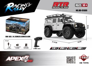 Auto R/C Terenowe RTR APEX 4 1:16 Biały