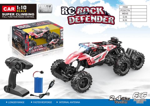Crawler R/C 6x6 CHASE Czerwony