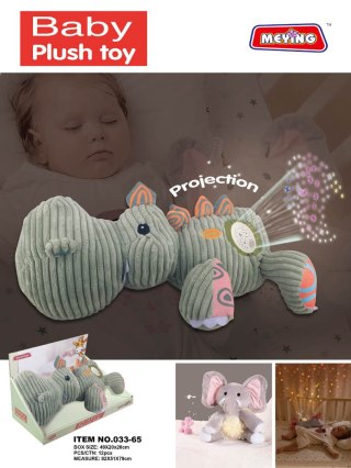 Miękki Sensoryczny Krokodyl z Projektorem
