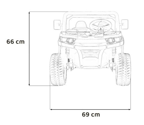 Pojazd Farmer Truck Speed 900 Czarny SERIA 24V