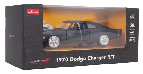 Autko Metalowe 1:36 1970 Dodge Charger R/T Czarny RASTAR