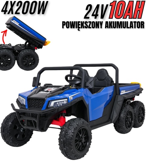 Auto Farmer Truck X-POWER GLADIATOR elektryczny kiper wywrotka Niebieski