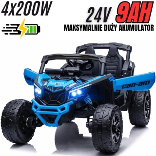 Auto Na Akumulator Buggy Can-am MAVERICK 4x200W 24V DK-CA003 Niebieski