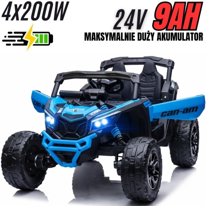 Auto Na Akumulator Buggy Can-am MAVERICK 4x200W 24V DK-CA003 Niebieski