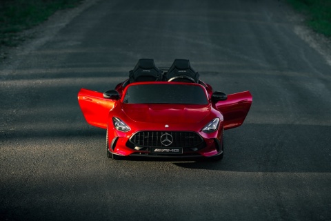 Auto Na Akumulator Mercedes GT63 AMG DK-GT63 4x200W + POWIĘKSZONY AKUMULATOR 24V14Ah Czerwony Lakierowany