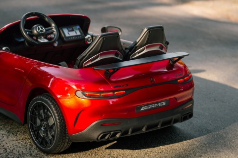 Auto Na Akumulator Mercedes GT63 AMG DK-GT63 4x200W + POWIĘKSZONY AKUMULATOR 24V14Ah Czerwony Lakierowany