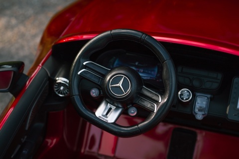 Auto Na Akumulator Mercedes GT63 AMG DK-GT63 4x200W + POWIĘKSZONY AKUMULATOR 24V14Ah Czerwony Lakierowany