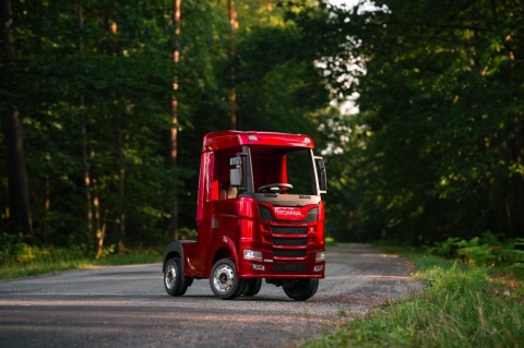 Auto na akumulator TIR Ciężarówka Scania R-SERIE 500 4x4 Czerwona LAKIEROWANA