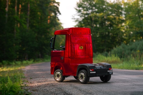 Auto na akumulator TIR Ciężarówka Scania R-SERIE 500 4x4 Czerwona LAKIEROWANA