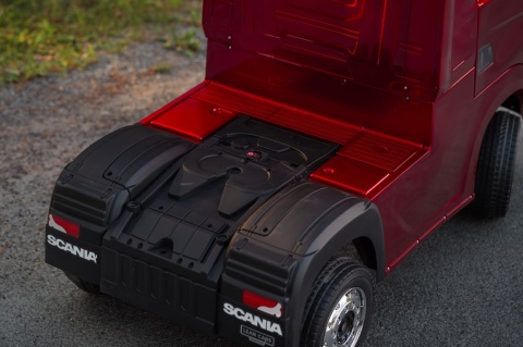 Auto na akumulator TIR Ciężarówka Scania R-SERIE 500 4x4 Czerwona LAKIEROWANA