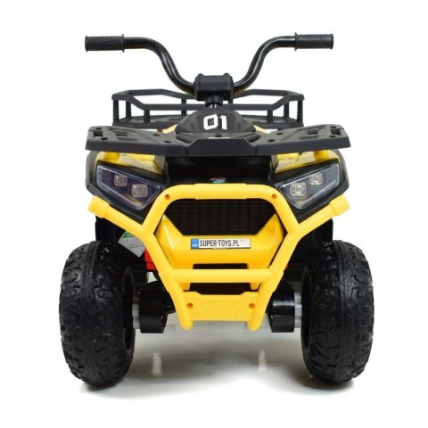 MEGA WIELKI QUAD, AMORTYZATORY, MIĘKKIE KOŁA, PILOT, WOLNY START, 4x4 /XMX607