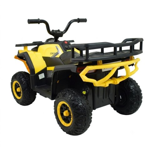 MEGA WIELKI QUAD, AMORTYZATORY, MIĘKKIE KOŁA, PILOT, WOLNY START, 4x4 /XMX607