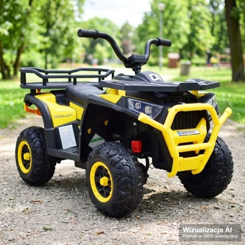 MEGA WIELKI QUAD, AMORTYZATORY, MIĘKKIE KOŁA, PILOT, WOLNY START, 4x4 /XMX607