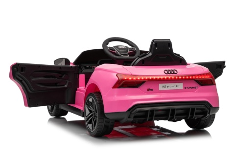 Auto na akumulator AUDI E-TRON RS GT różowe 4x4 12V