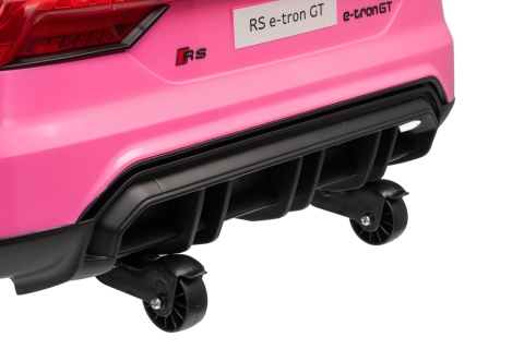 Auto na akumulator AUDI E-TRON RS GT różowe 4x4 12V