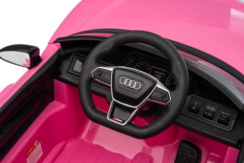 Auto na akumulator AUDI E-TRON RS GT różowe 4x4 12V