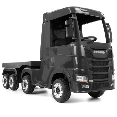 ZESTAW TIR Ciężarówka + Naczepa Scania R-SERIE 4x4W Czarna