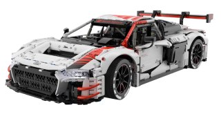 Autko Klocki 1:8 Audi R8 LMS GT3 Białe RASTAR