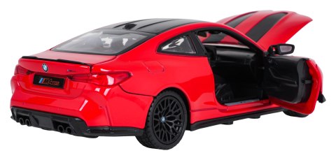 Autko Metalowe 1:24 BMW M4 CS Czerwony RASTAR