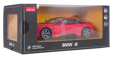 Autko Metalowe 1:24 BMW i8 Czerwony RASTAR