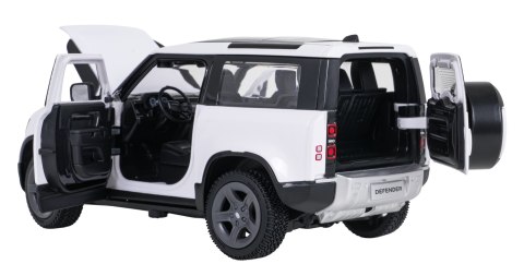 Autko Metalowe 1:24 Land Rover Defender 90 Biały RASTAR