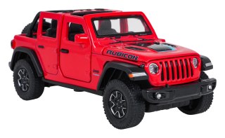 Autko Metalowe 1:32 Jeep Wrangler Rubicon Czerwone RASTAR