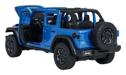 Autko Metalowe 1:32 Jeep Wrangler Rubicon Niebieski RASTAR