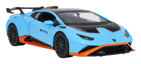 Autko Metalowe 1:32 Lamborghini Huracan STO Niebieski RASTAR