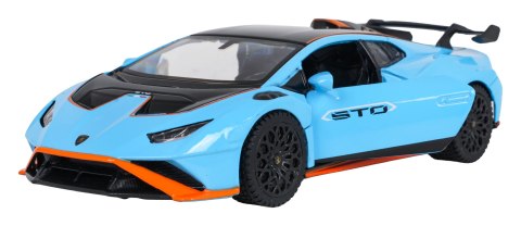 Autko Metalowe 1:32 Lamborghini Huracan STO Niebieski RASTAR