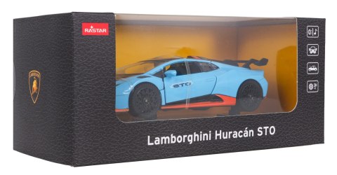 Autko Metalowe 1:32 Lamborghini Huracan STO Niebieski RASTAR
