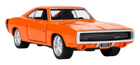 Autko Metalowe 1:36 1970 Dodge Charger R/T Pomarańczowy RASTAR