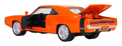 Autko Metalowe 1:36 1970 Dodge Charger R/T Pomarańczowy RASTAR