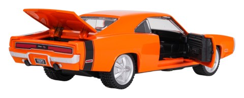 Autko Metalowe 1:36 1970 Dodge Charger R/T Pomarańczowy RASTAR