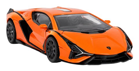 Autko Metalowe 1:43 Lamborghini Sian Pomarańczowe RASTAR