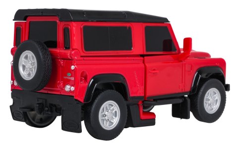 Autko Metalowe/Robot 2w1 1:32 Land Rover Defender Czerwony RASTAR