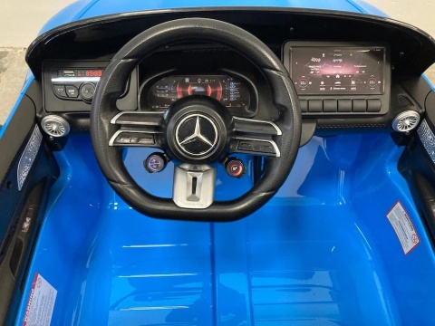 OUTLET Auto Na Akumulator Mercedes AMG SL63 Niebieskie Lakierowane 4x200W 24V10Ah