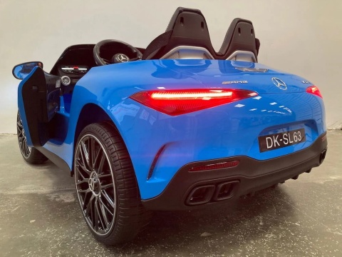 OUTLET Auto Na Akumulator Mercedes AMG SL63 Niebieskie Lakierowane 4x200W 24V10Ah