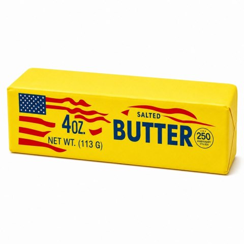 Gniotek Kostka Masła Butter USA Pachnący Piankowy Masło Squishy 13.5 cm